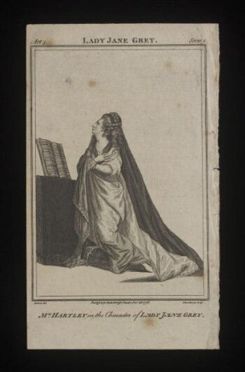 Mrs Hartley in the character of Lady Jane Gray