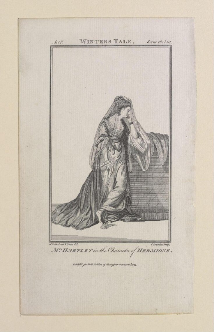 Mrs Hartley in the Character of Hermione image