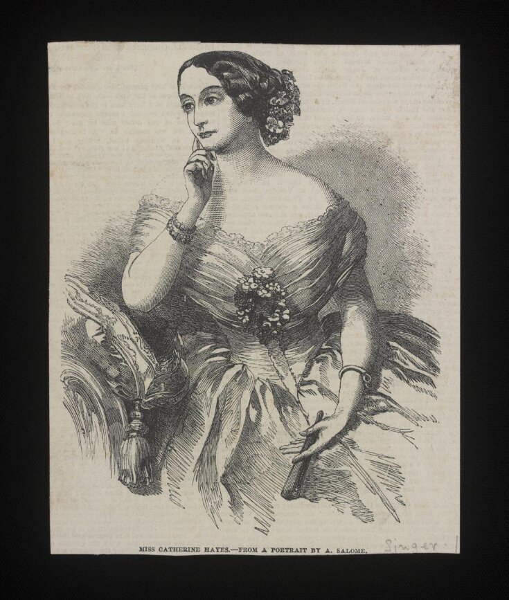 Miss Catherine Hayes - From a portrait by A. Salome top image