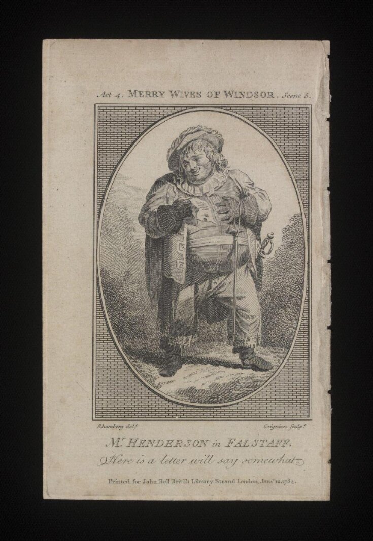 Mr. Henderson in Falstaff image