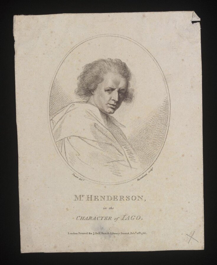 Mr. Henderson in the character of Iago image