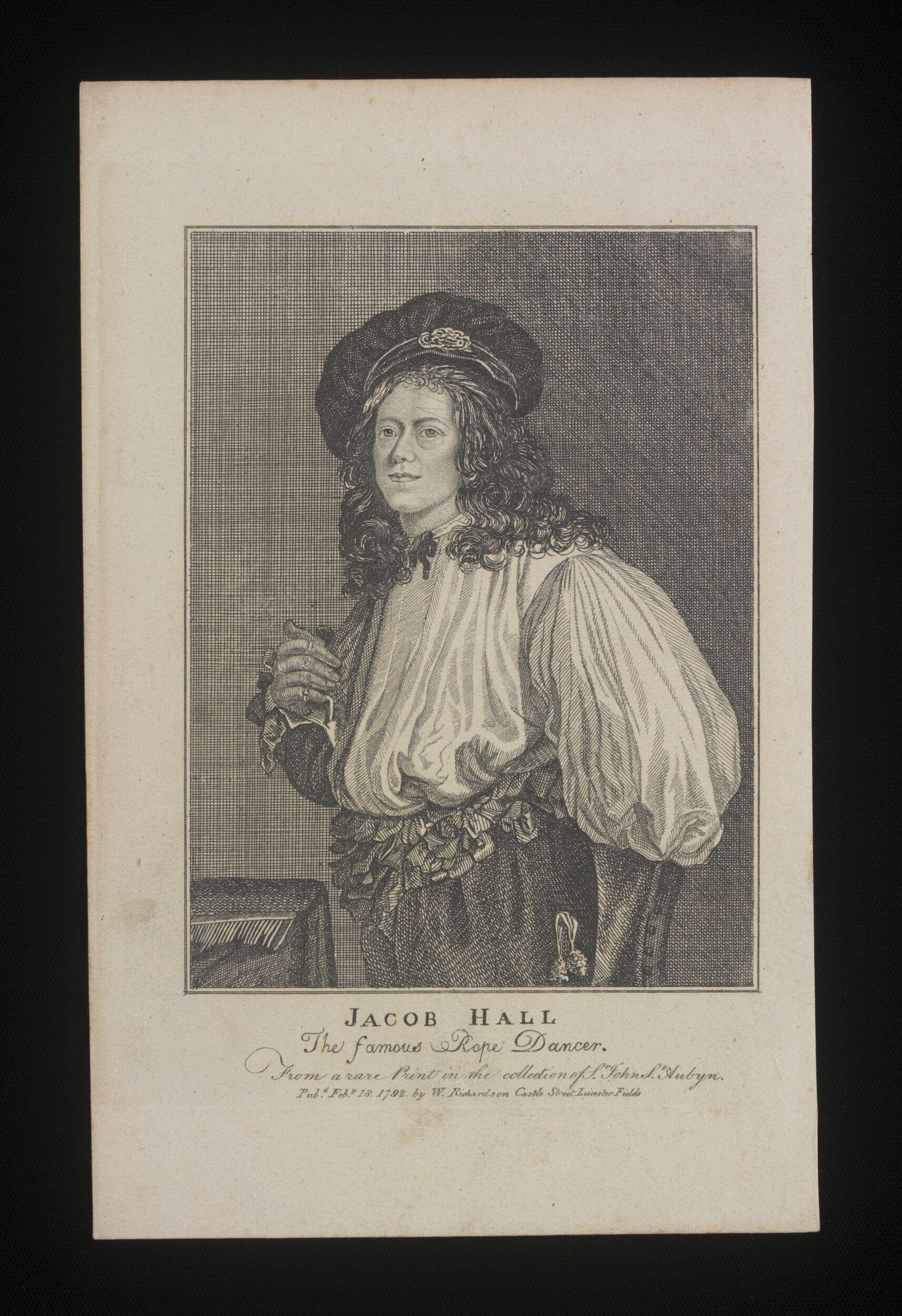 Jacob Hall/The Famous Rope Dancer by William Richardson