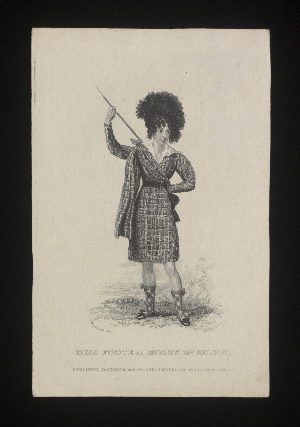 Thomas Charles Wageman, Miss Foote as Moggy Mc Gilpin