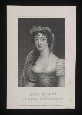 Miss Foote as Maria Darlington