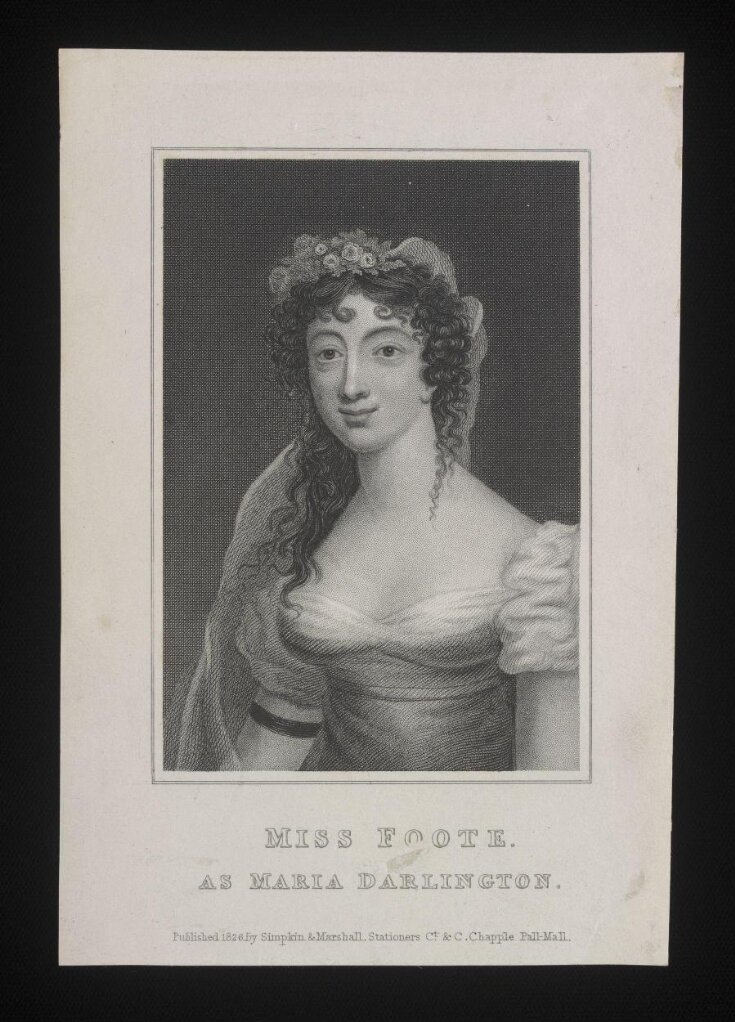 Miss Foote as Maria Darlington top image