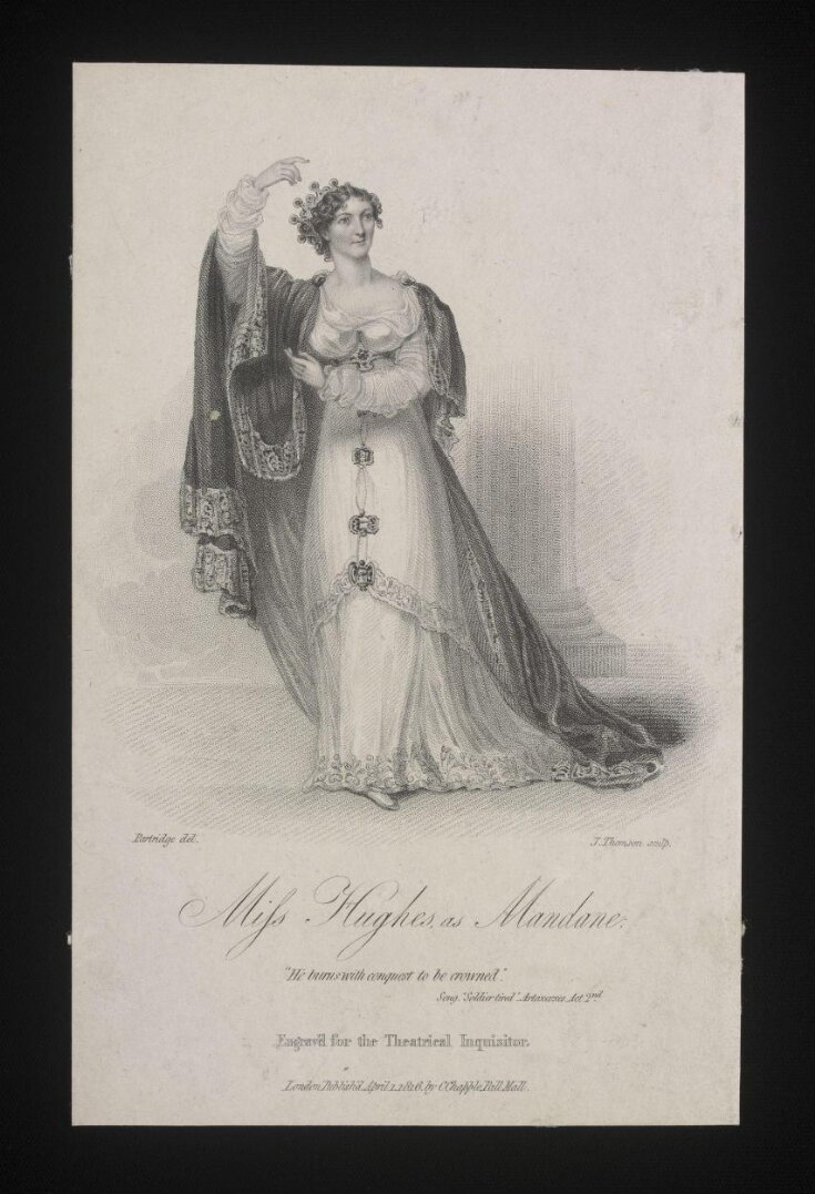 Miss Hughes as Mandane image
