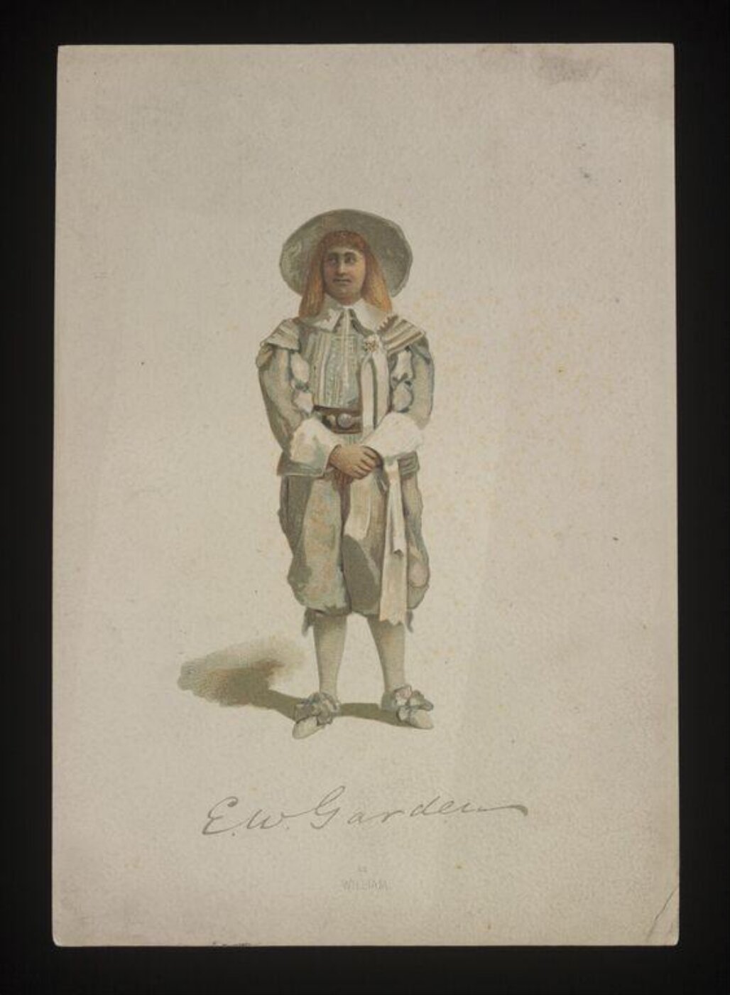 unknown, E.W. Garden as William