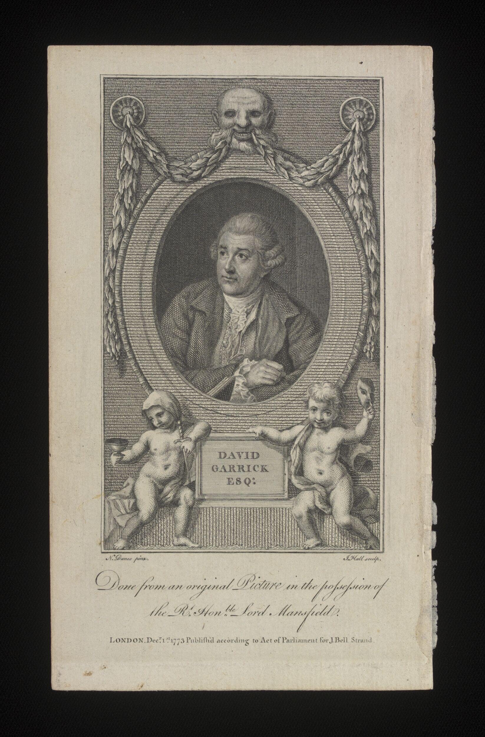 David Garrick by John Hall