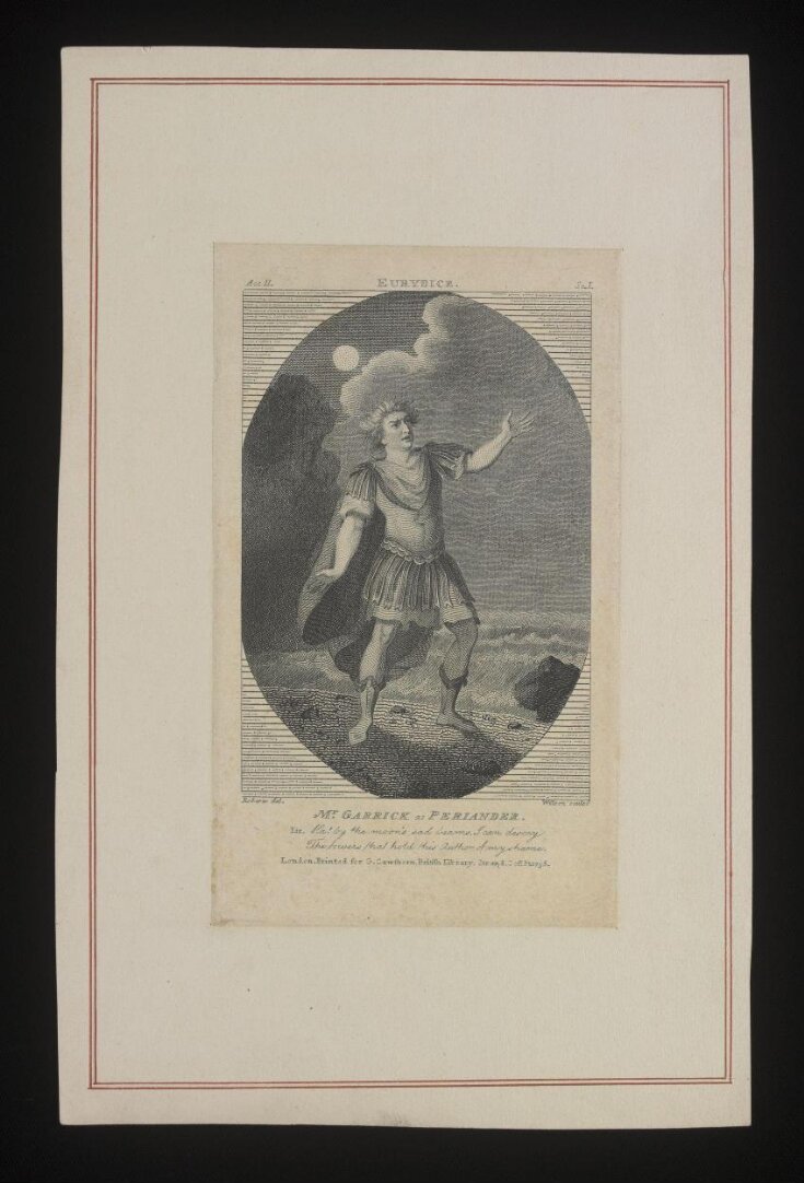 Mr Garrick in the character of Periander top image