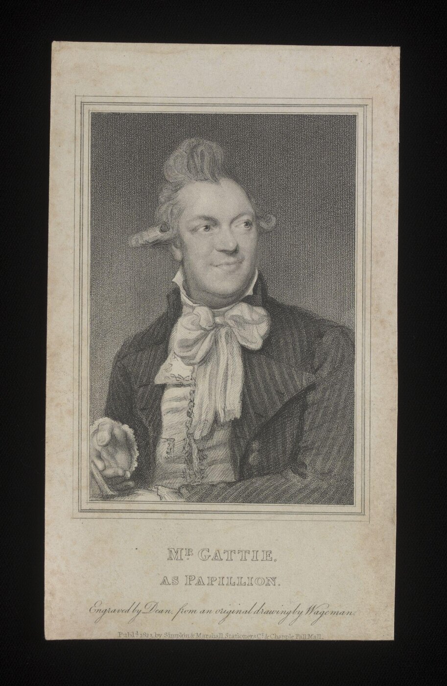 Thomas Charles Wageman, Mr. Gattie as Papillion