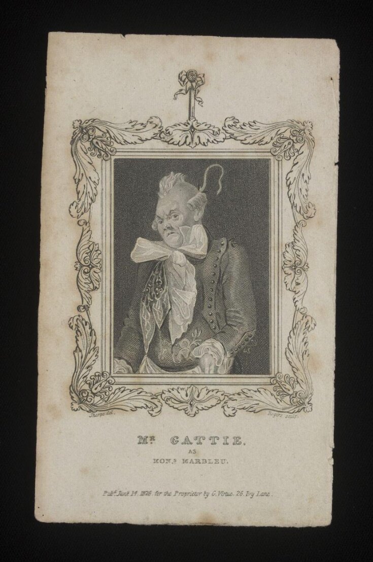 Monsieur Gattie as Monsieur Marbleu (sic) image
