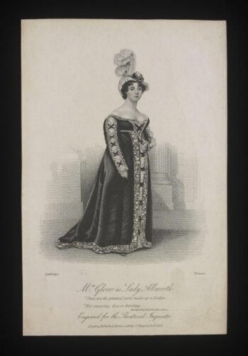 Mrs. Glover as Lady Allworth