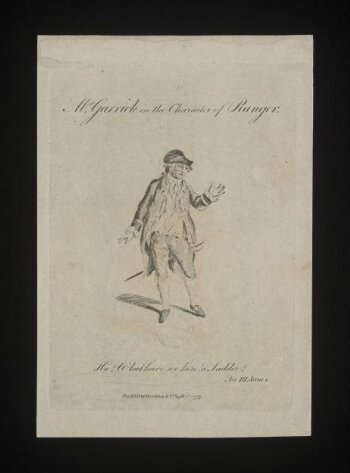 Mr Garrick in the character of Ranger