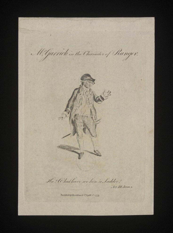 Mr Garrick in the character of Ranger top image