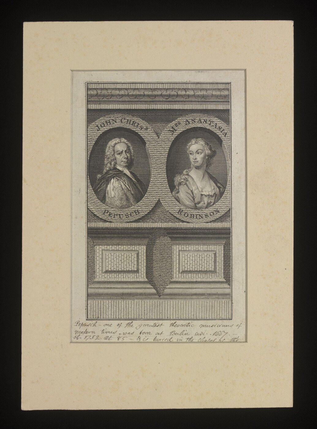 unknown, John Christopher Pepush and Mrs Anastasia Robinson