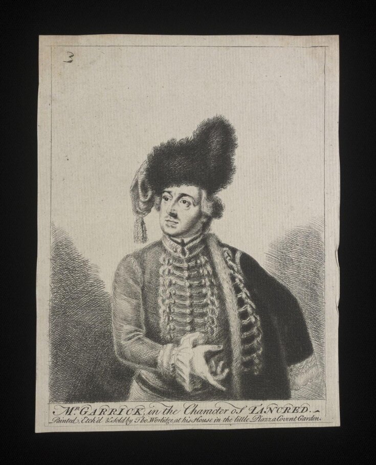 David Garrick in the character of Tancred top image