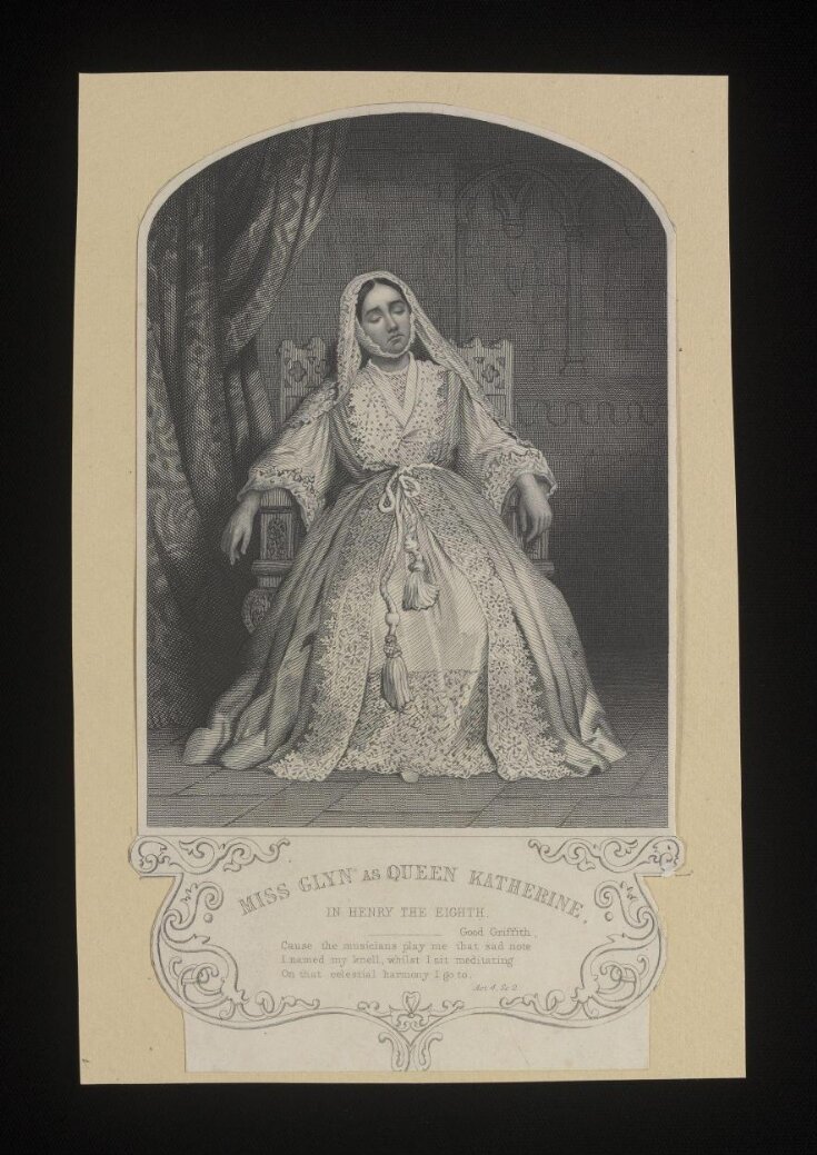 Miss Glyn as Queen Katherine top image