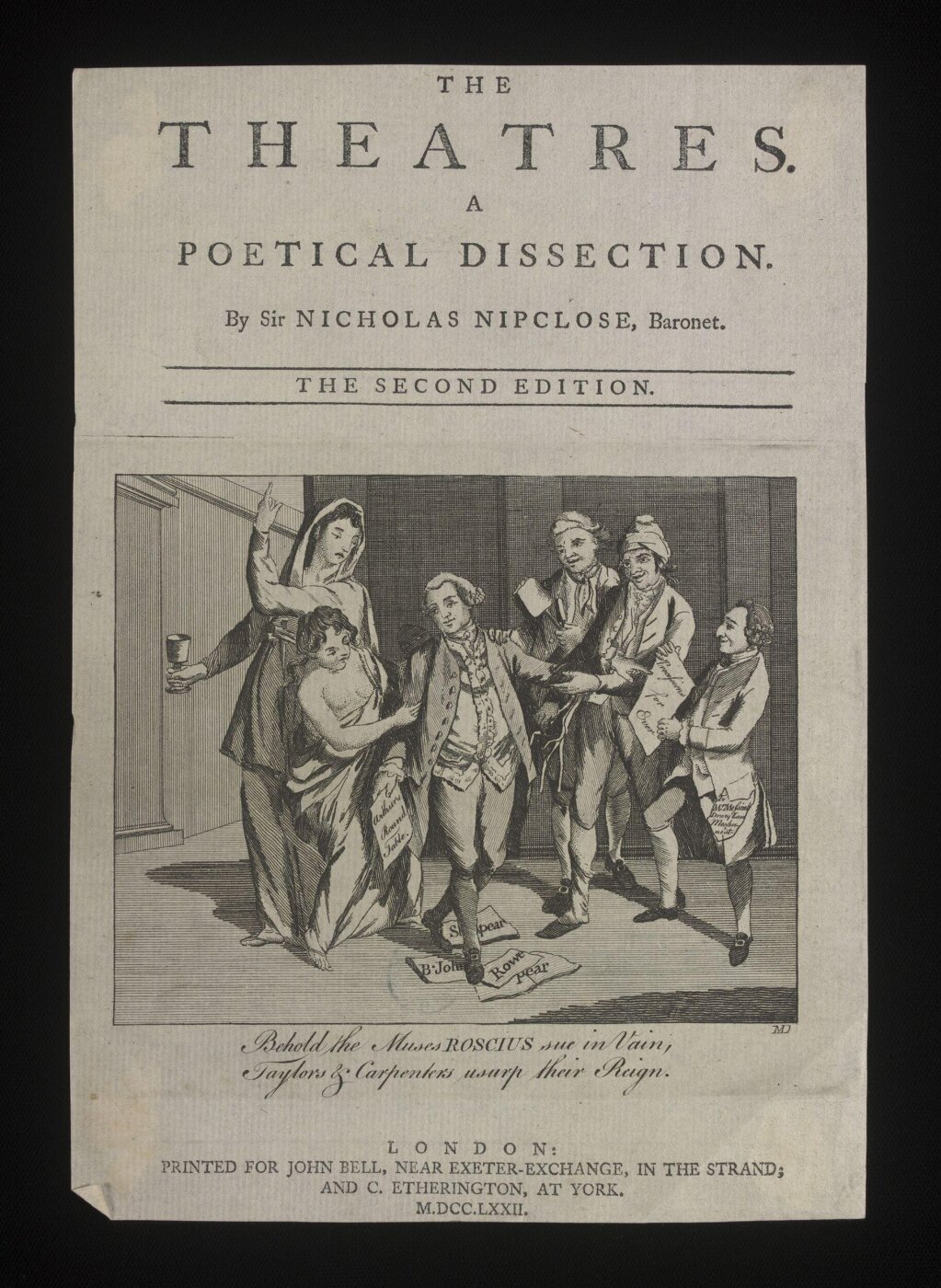 unknown, The Theatre: A poetical dissection