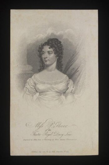 Miss P. Glover of the Theatre Royal Drury Lane