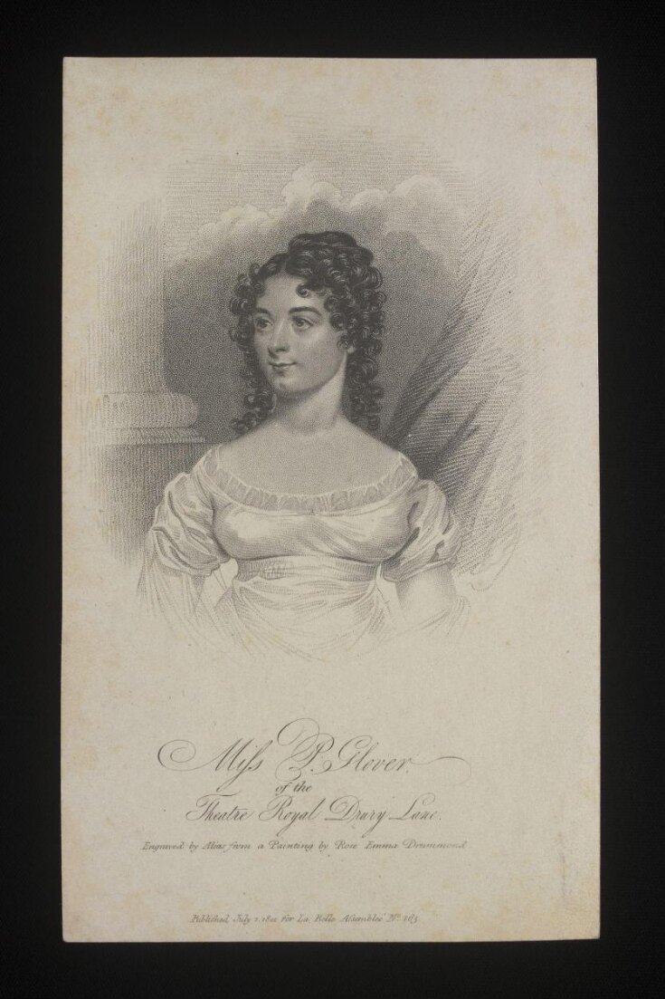 Miss P. Glover of the Theatre Royal Drury Lane top image