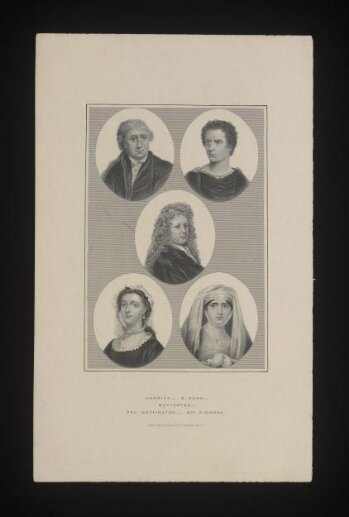 Garrick, Kean, Betterton, Peg Woffington and Mrs. Siddons