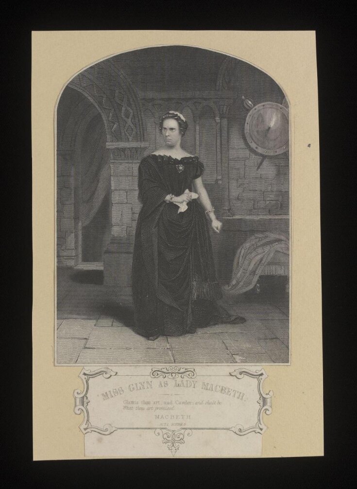 Miss Glyn as Lady Macbeth image