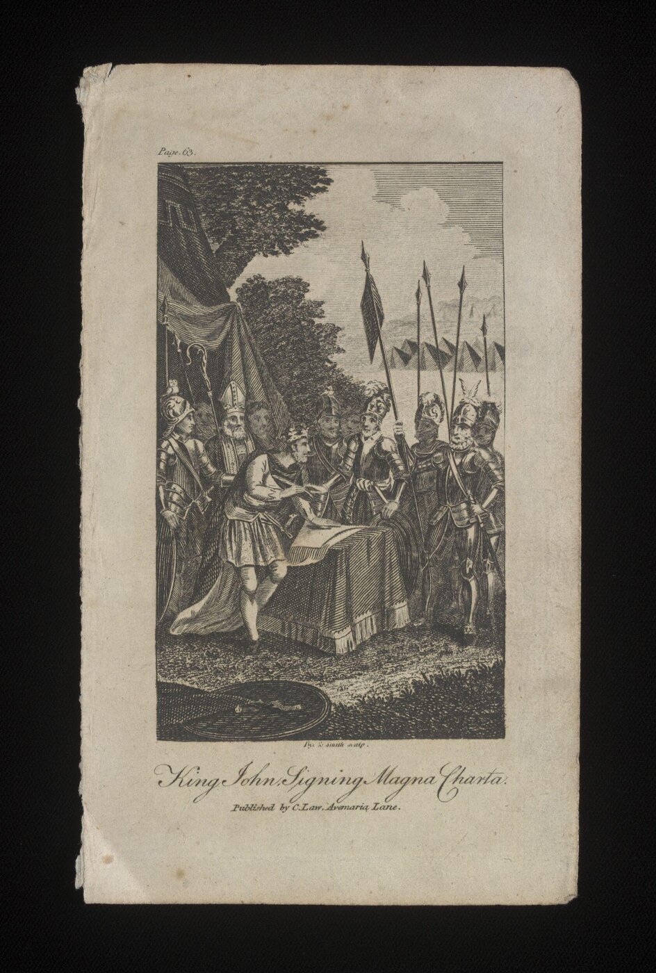 Unknown, King John Signing Magna Charta