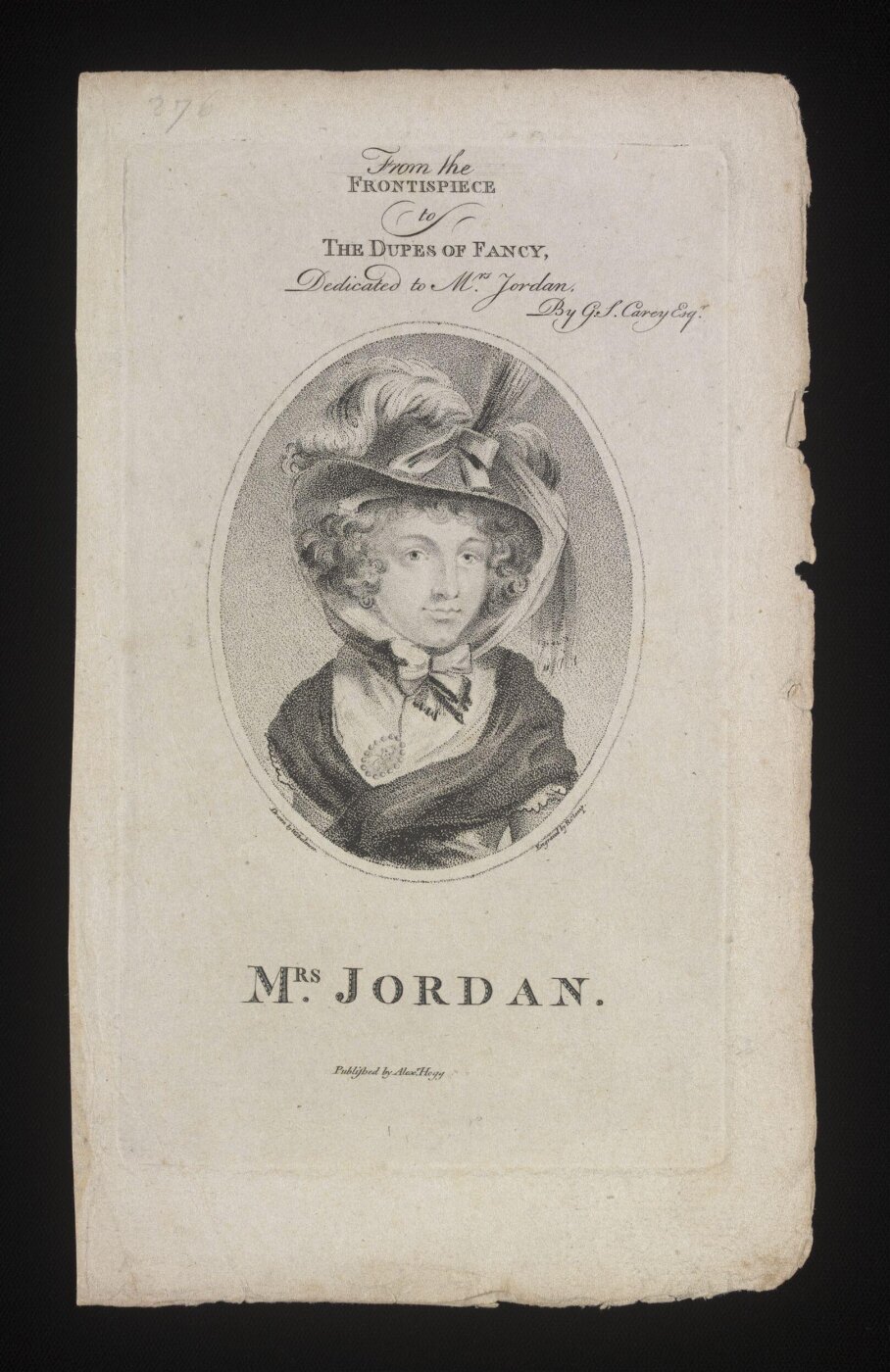 Unknown, Mrs Jordan