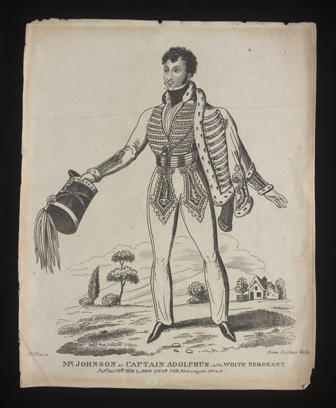 Unknown, Mr Johnson as Captain Adolphus in The White Sergeant