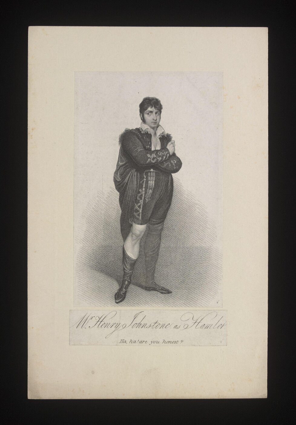 Unknown, Mr Henry Johnstone as Hamlet