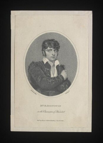 Mr H Johnston in the Character of Hamlet