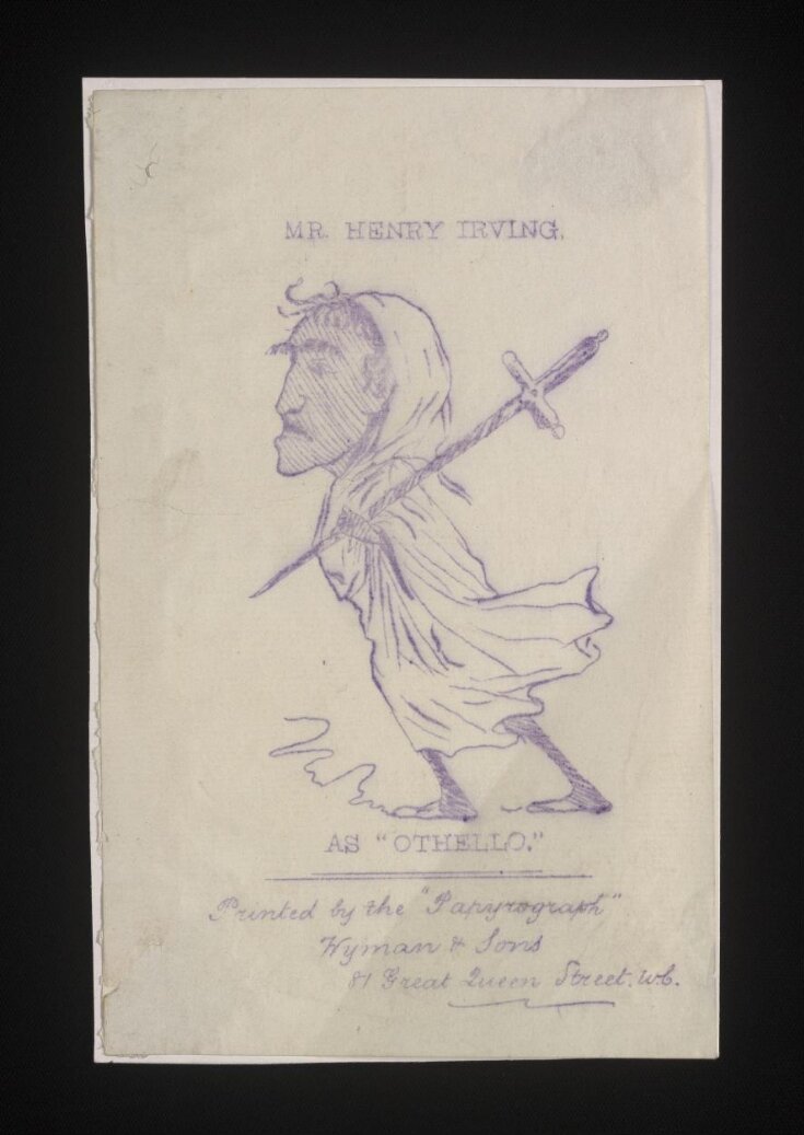 Mr Henry Irving as Othello image