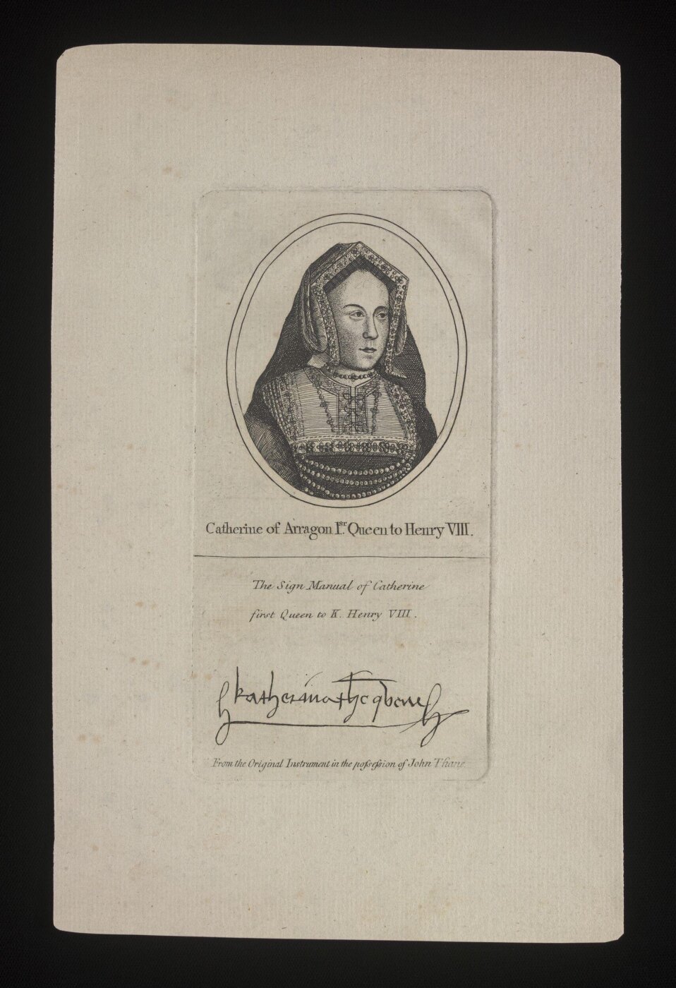 Unknown, Catherine of Arragon. 1st Queen to Henry VIII