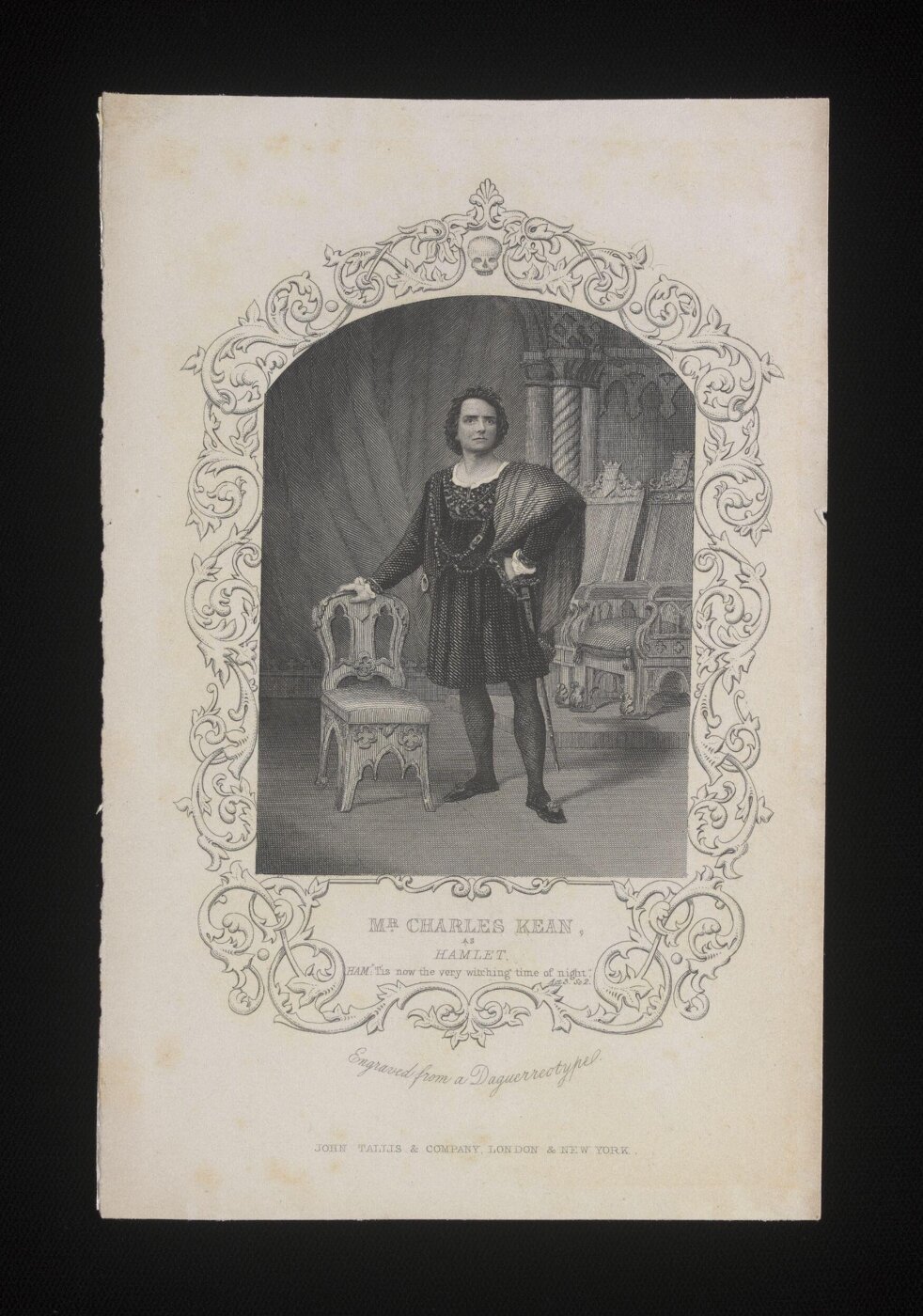 Unknown, Mr Charles Kean as Hamlet