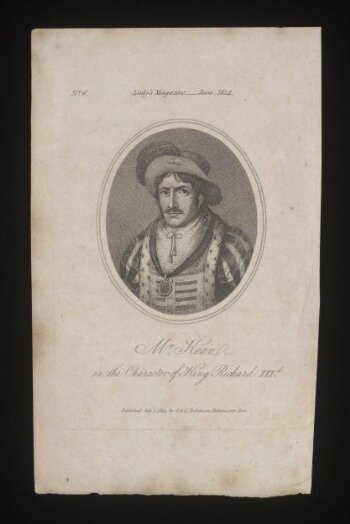 Mr Kean in the Character of King Richard III