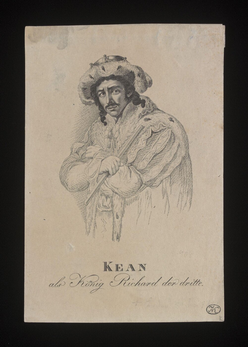 Unknown, Kean als König Richard der dritte