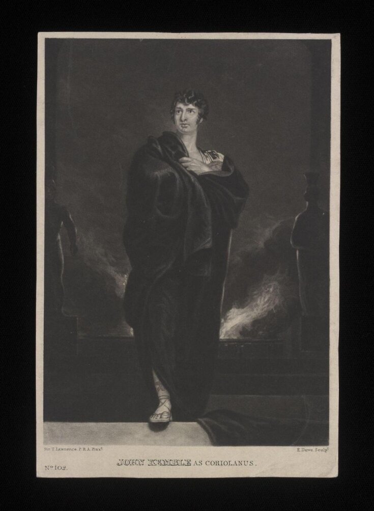 John Kemble as Coriolanus  top image