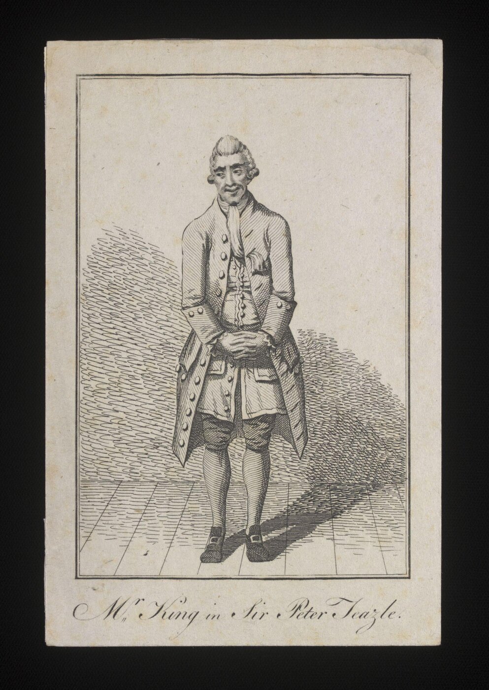 Unknown, Mr King in Sir Peter Teazle