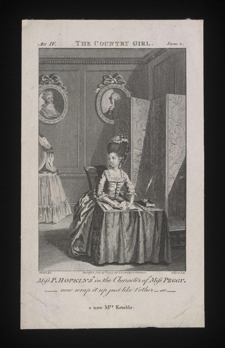 Miss P. Hopkins in the character of Miss Peggy top image