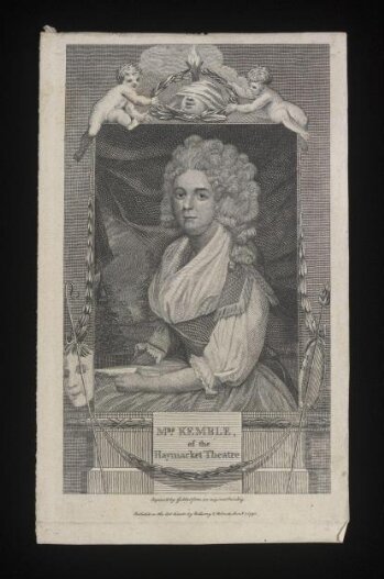 Mrs Kemble of the Haymarket Theatre