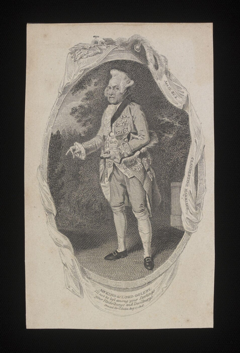 Unknown, Mr King as Lord Ogleby