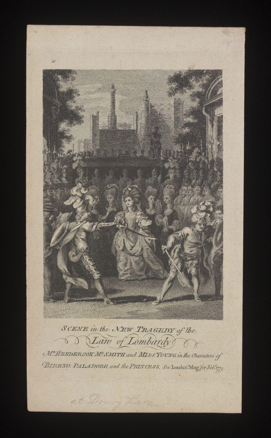 Unknown, Scene in the New Tragedy of the Law of Lombardy