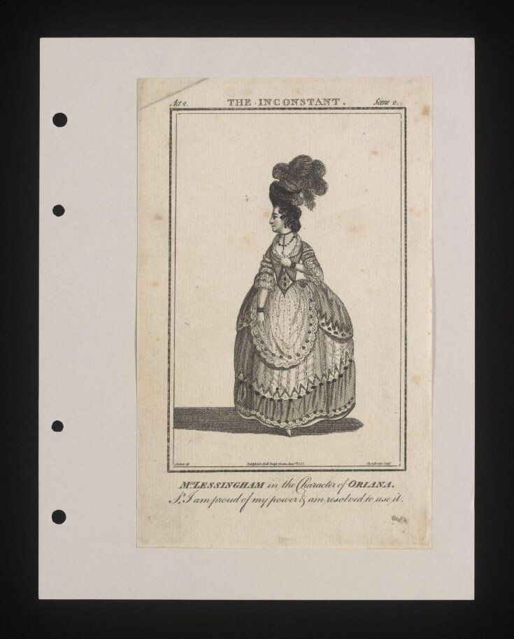 Mrs Lessingham in the character of Oriana image
