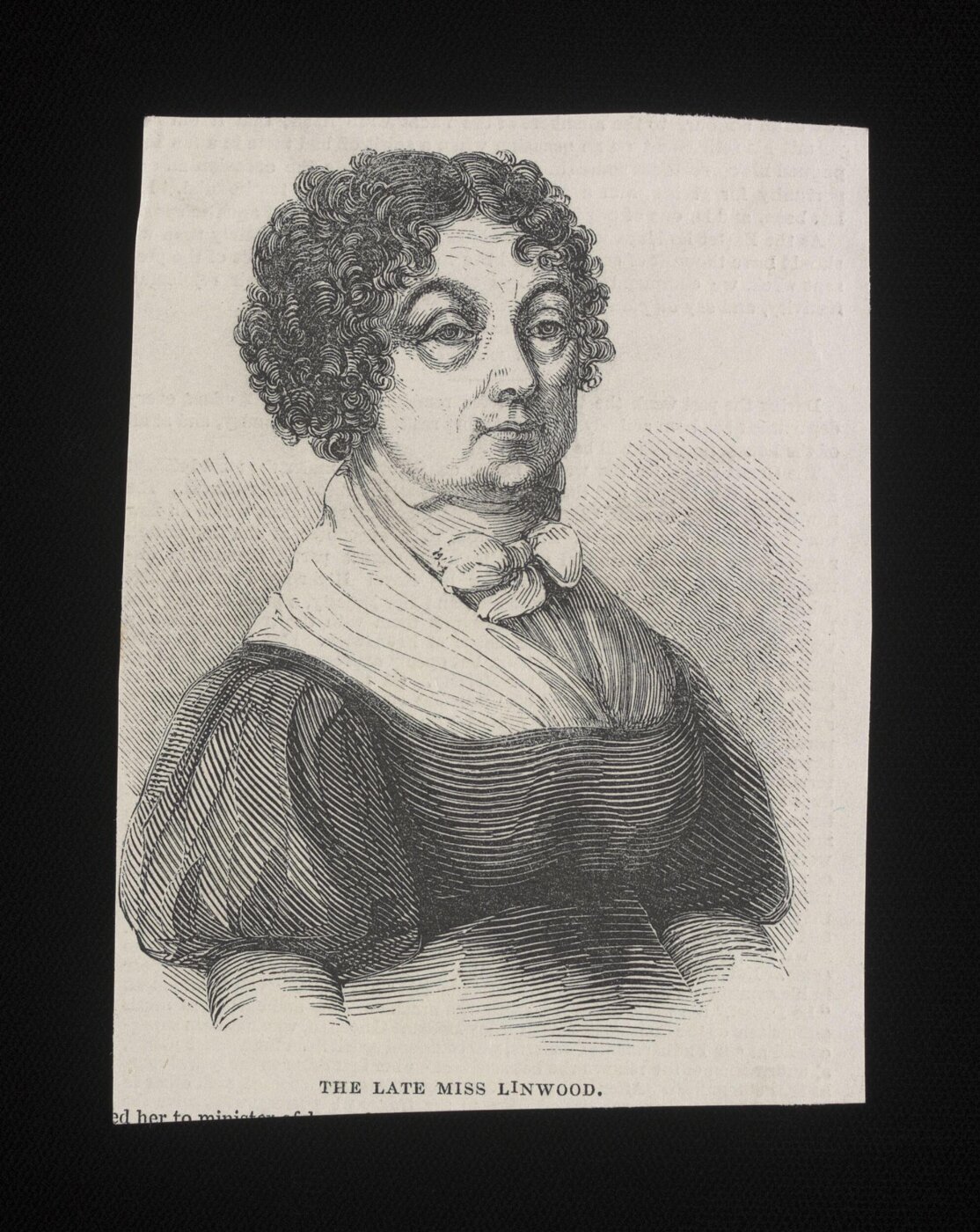 Unknown, The late Miss Linwood