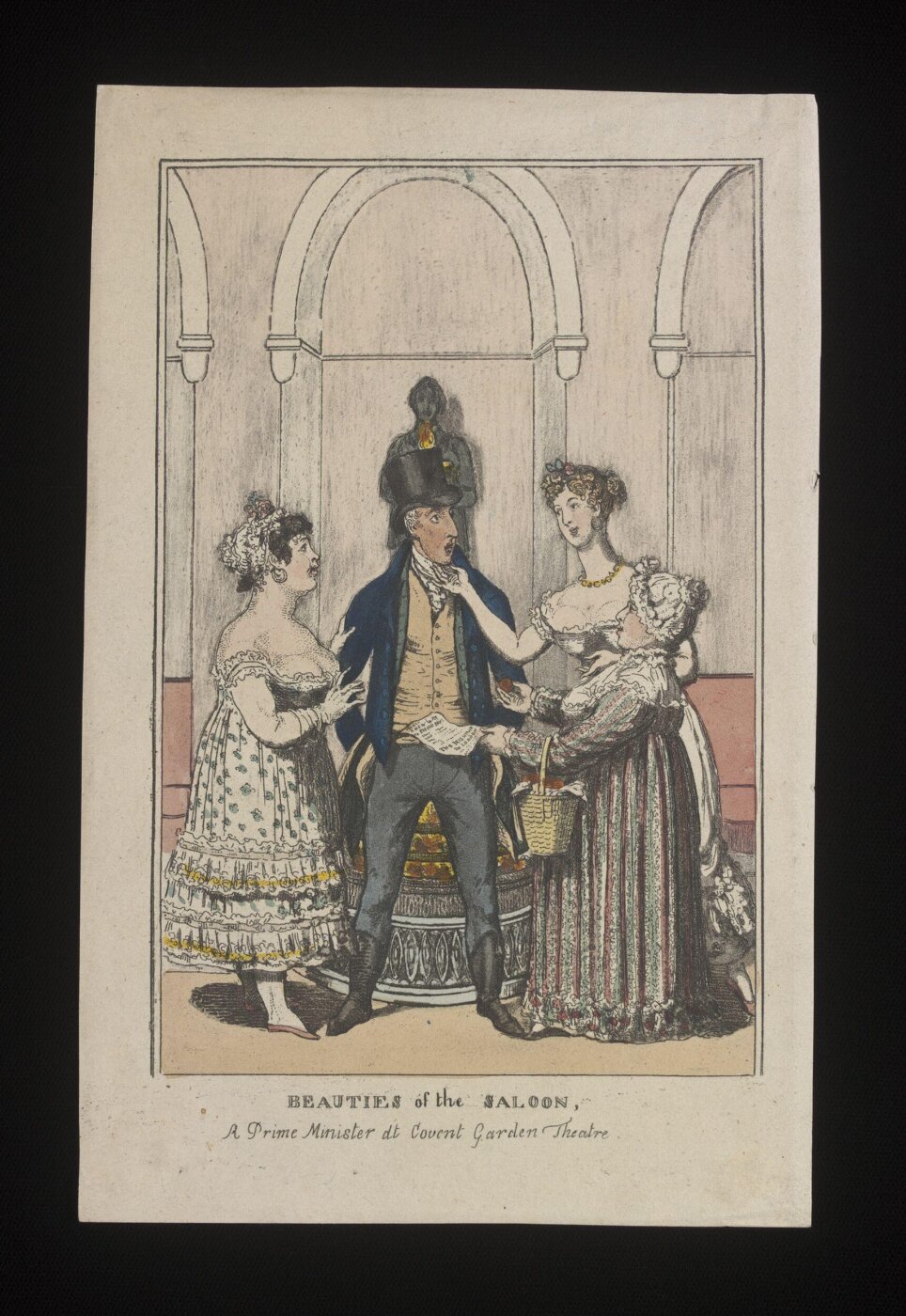 Unknown, Beauties of the Saloon, A Prime Minister at Covent Garden Theatre
