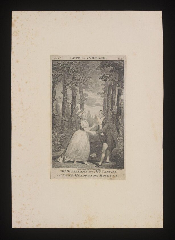Love in a Village (1st September 1782) by Joseph Collyer