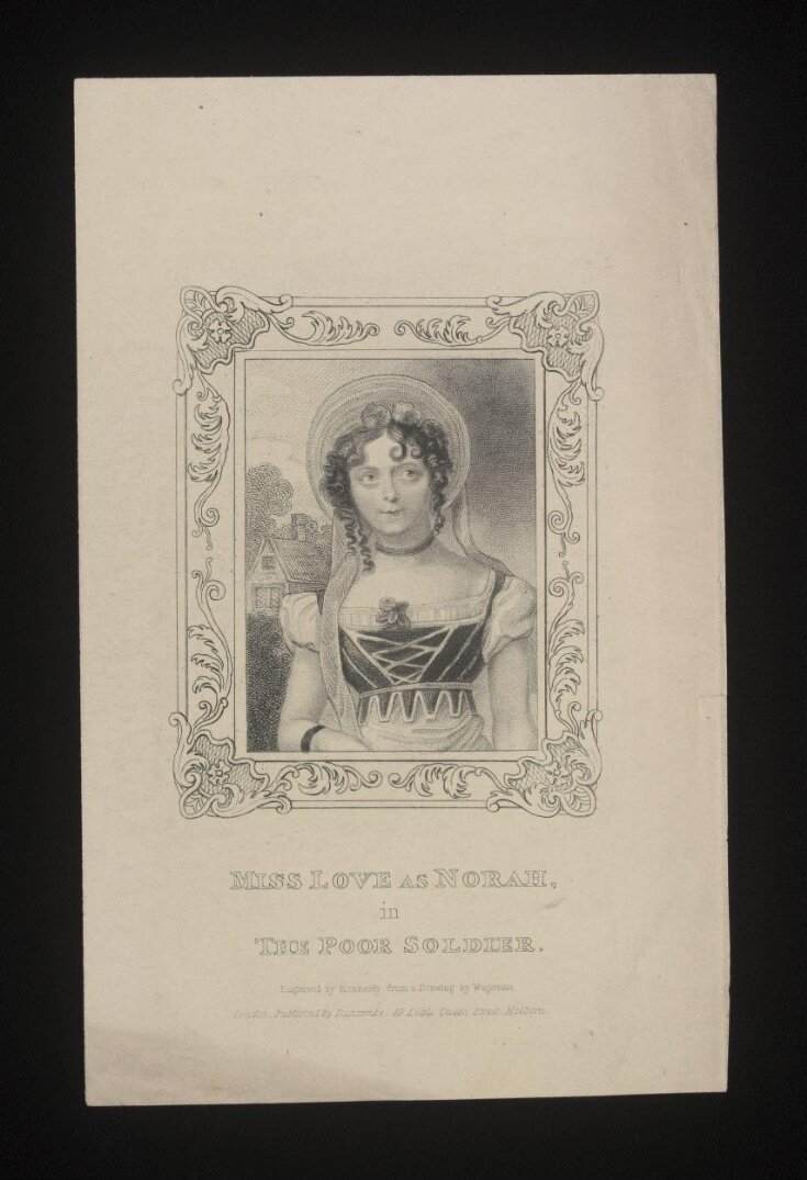 Miss Love as Norah in The Poor Soldier image