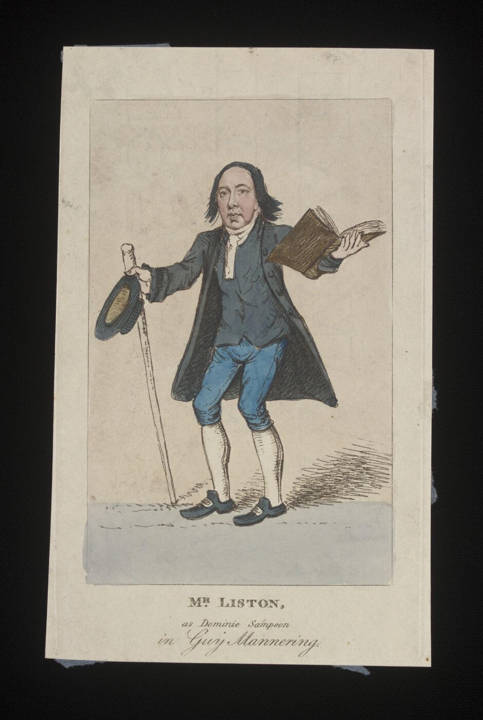 Unknown, Mr Liston as Dominie Sampson in Guy Mannering