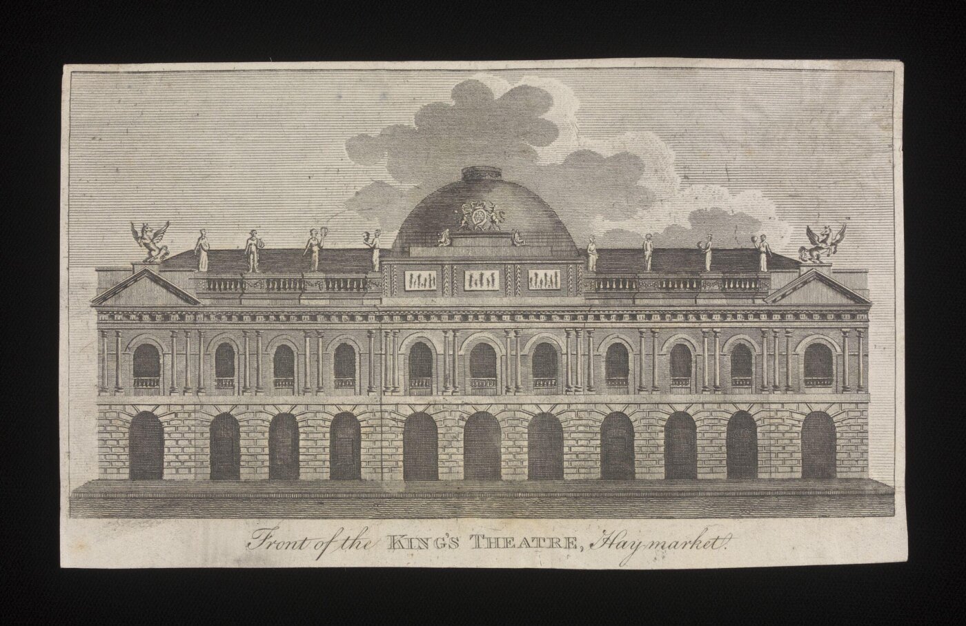 unknown, Front of the King's Theatre, Haymarket