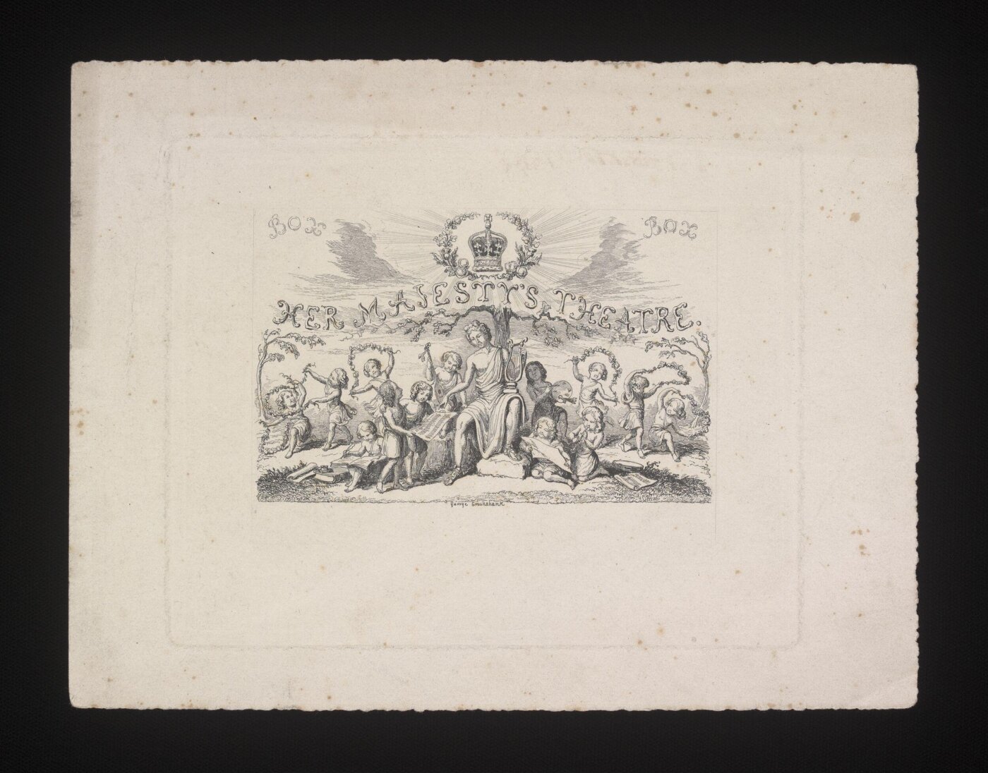 Cruikshank, George, Her Majesty's Theatre
